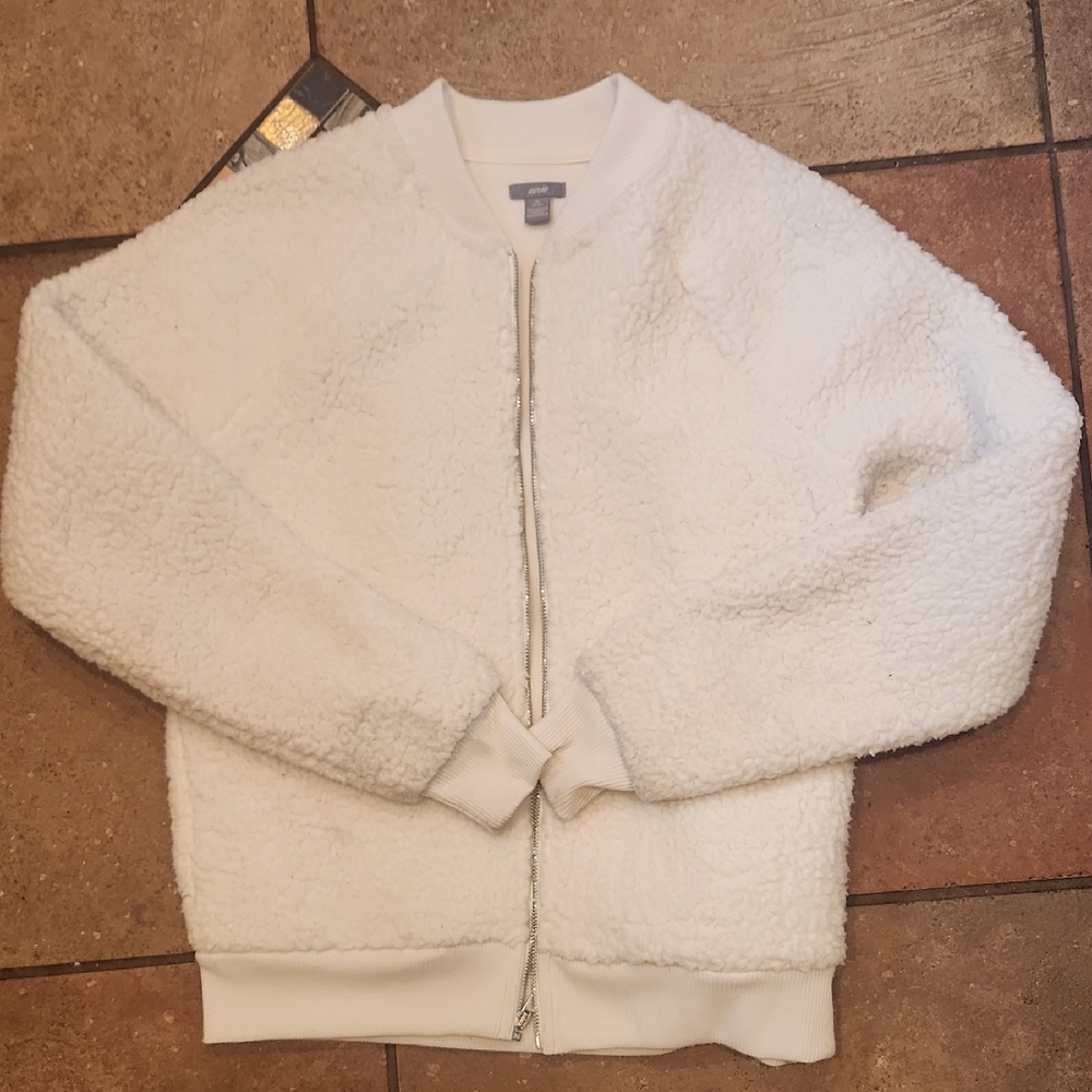 Aerie Cream Sherpa Jacket